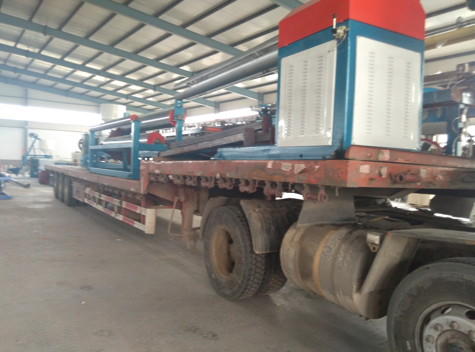 临沂高总200珍珠棉发泡机发货装车图片