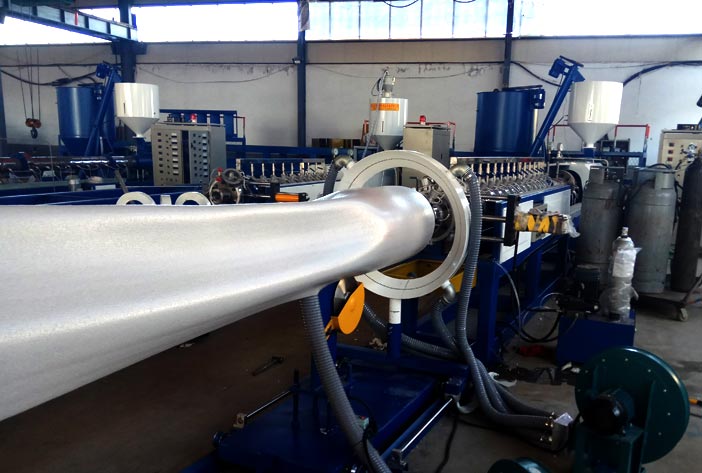 EPE珍珠棉发泡机 海绵纸地板膜EPE片材生产线