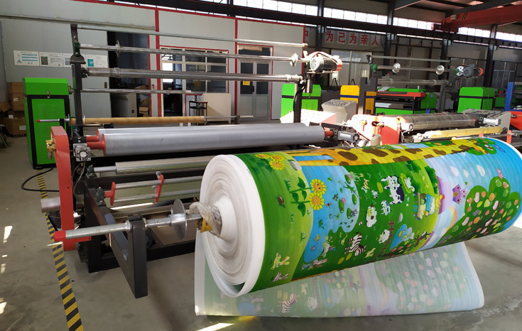 爬爬垫复合增厚机，珍珠棉增厚机